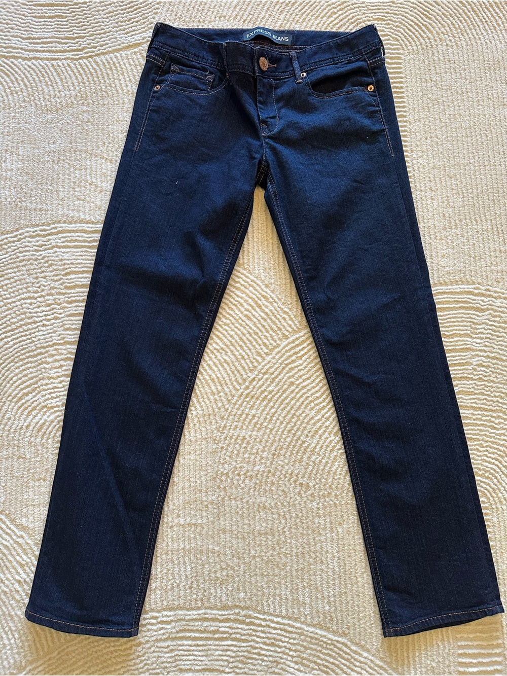 Express cropped skinny Stella low rise jean